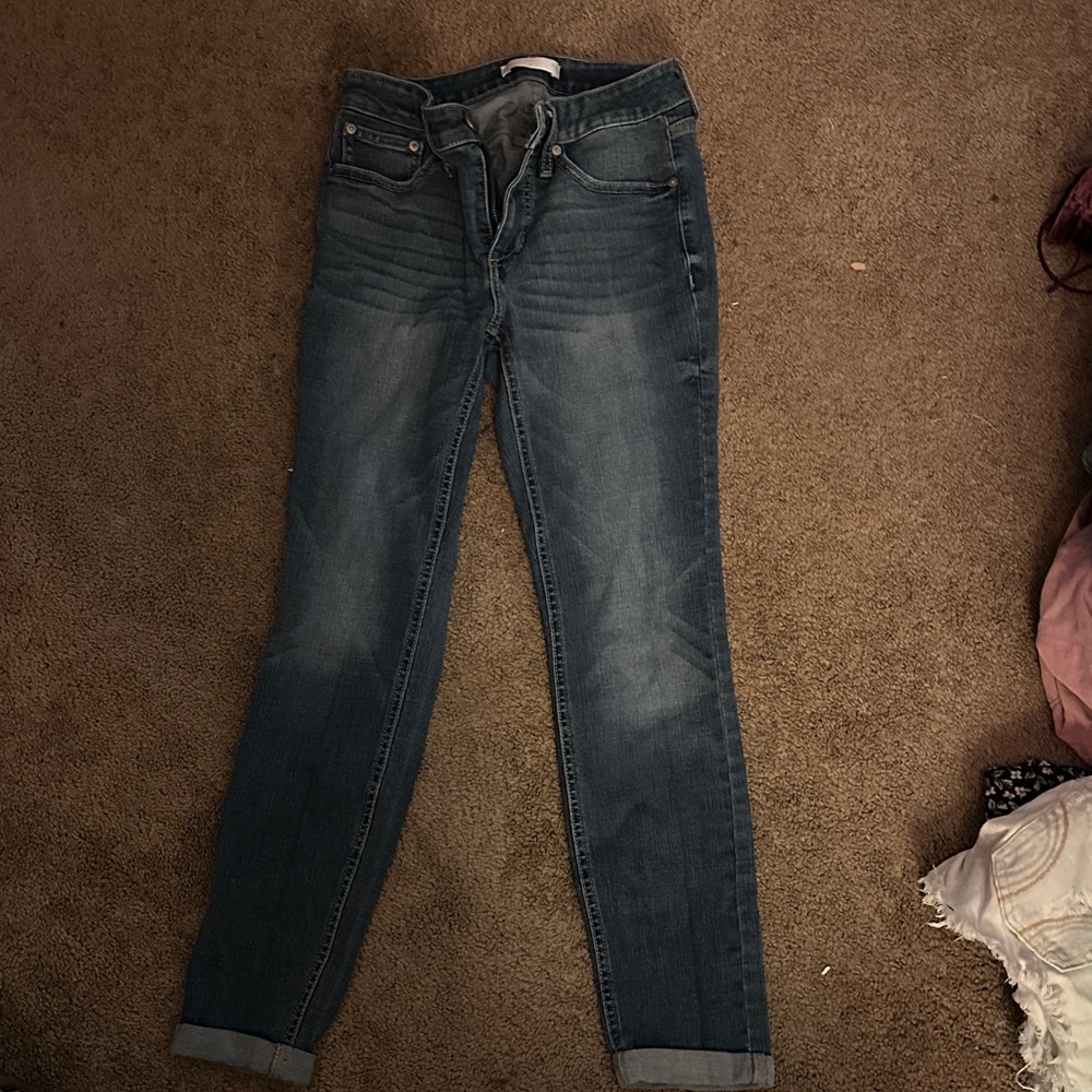 LC Lauren Conrad Dark Blue Skinny Jeans